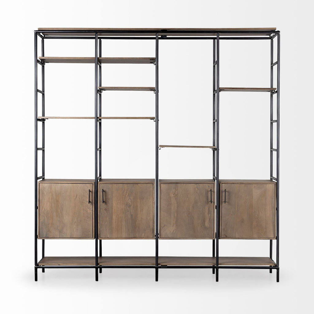 Mercana Darius 82" x 16.5" x 90" Wall Shelf