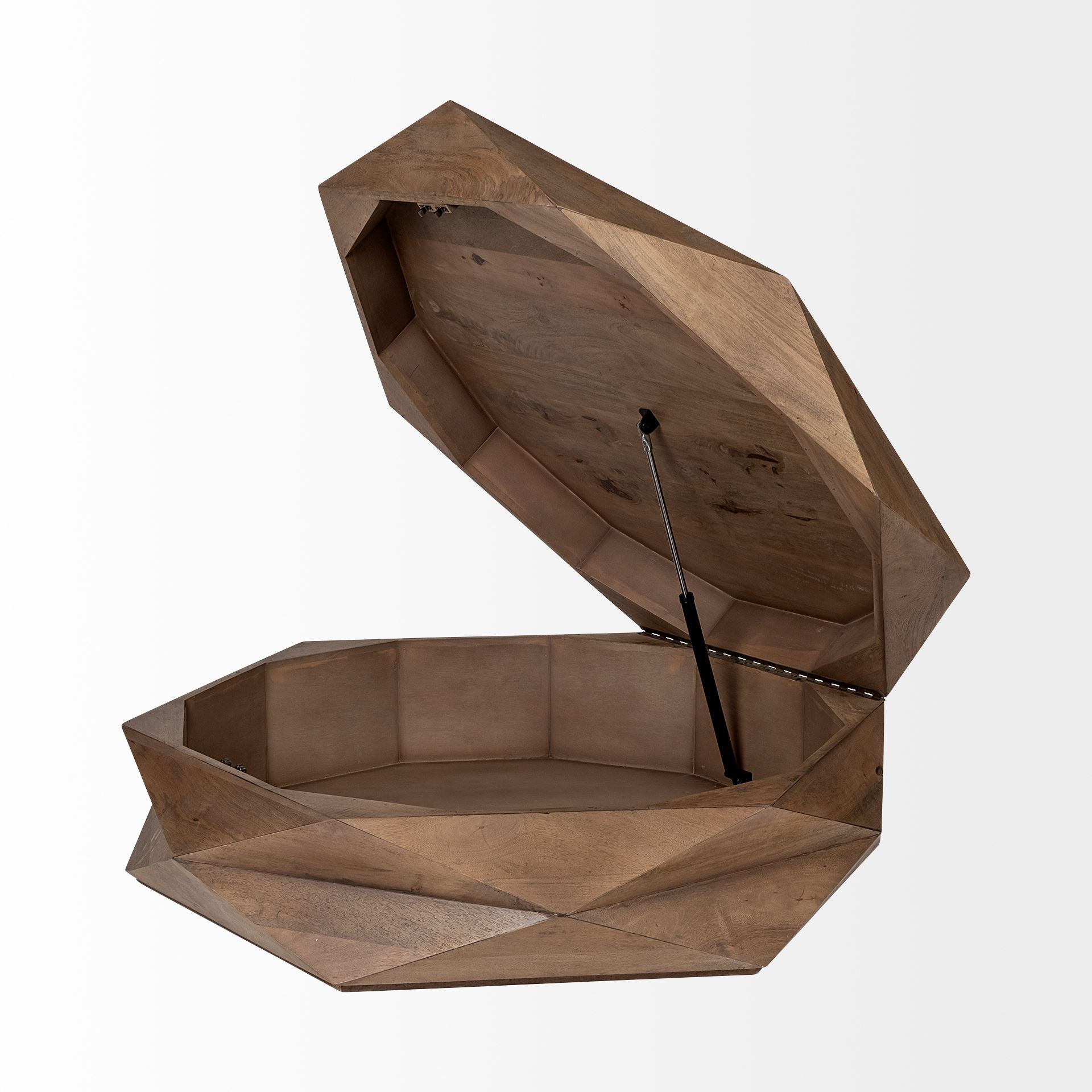 Mercana Arreto 48" x 48" x 15" Solid Wood Coffee Table