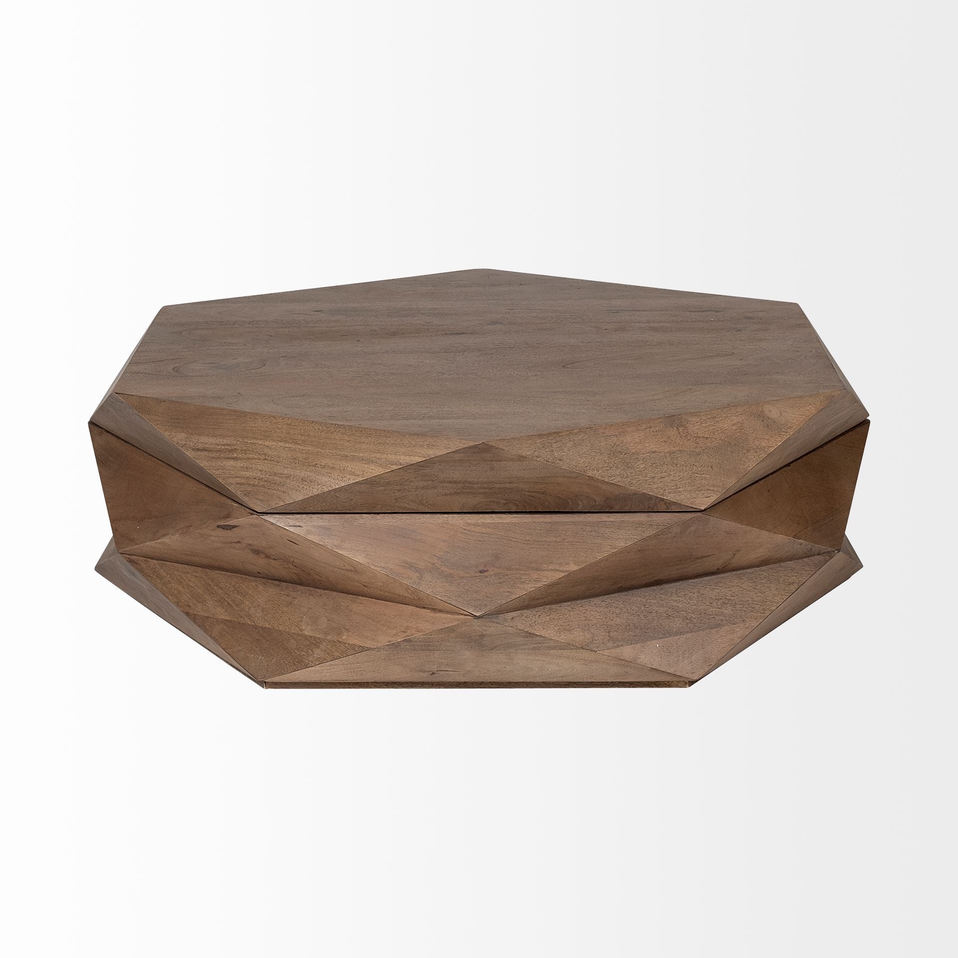 Mercana Arreto 48" x 48" x 15" Solid Wood Coffee Table