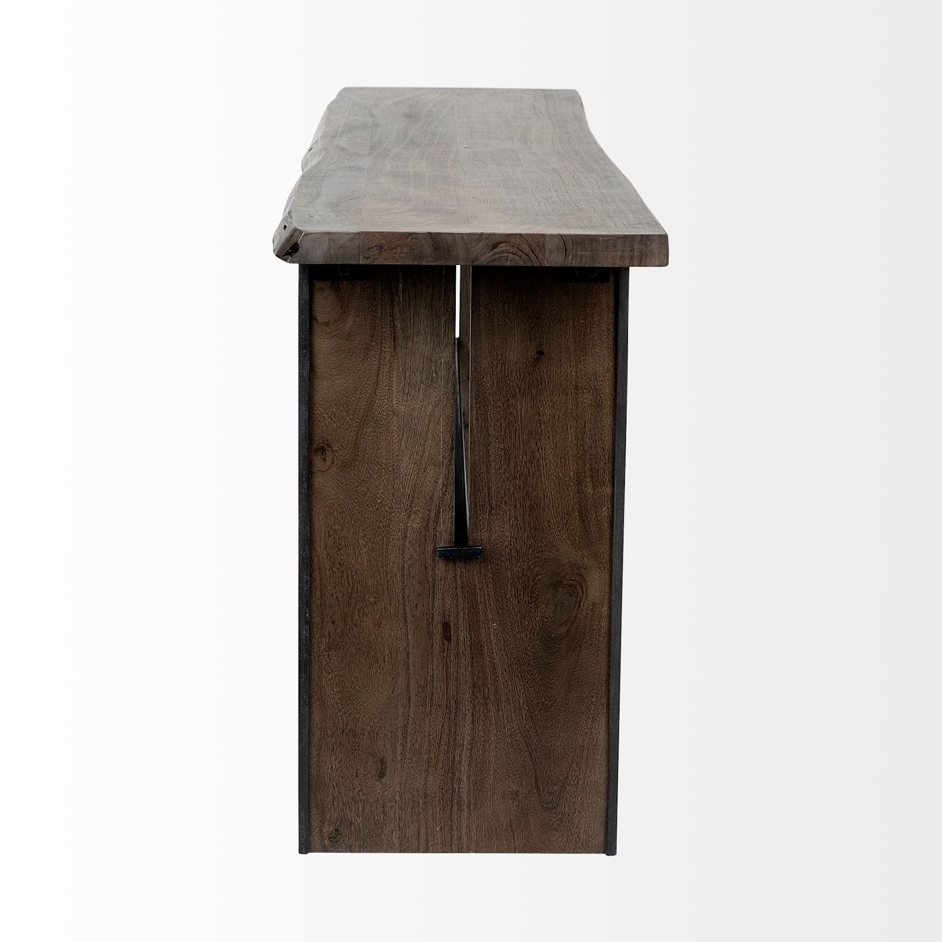 Mercana Ledger 70" x 17" x 30" Solid Wood Console Table