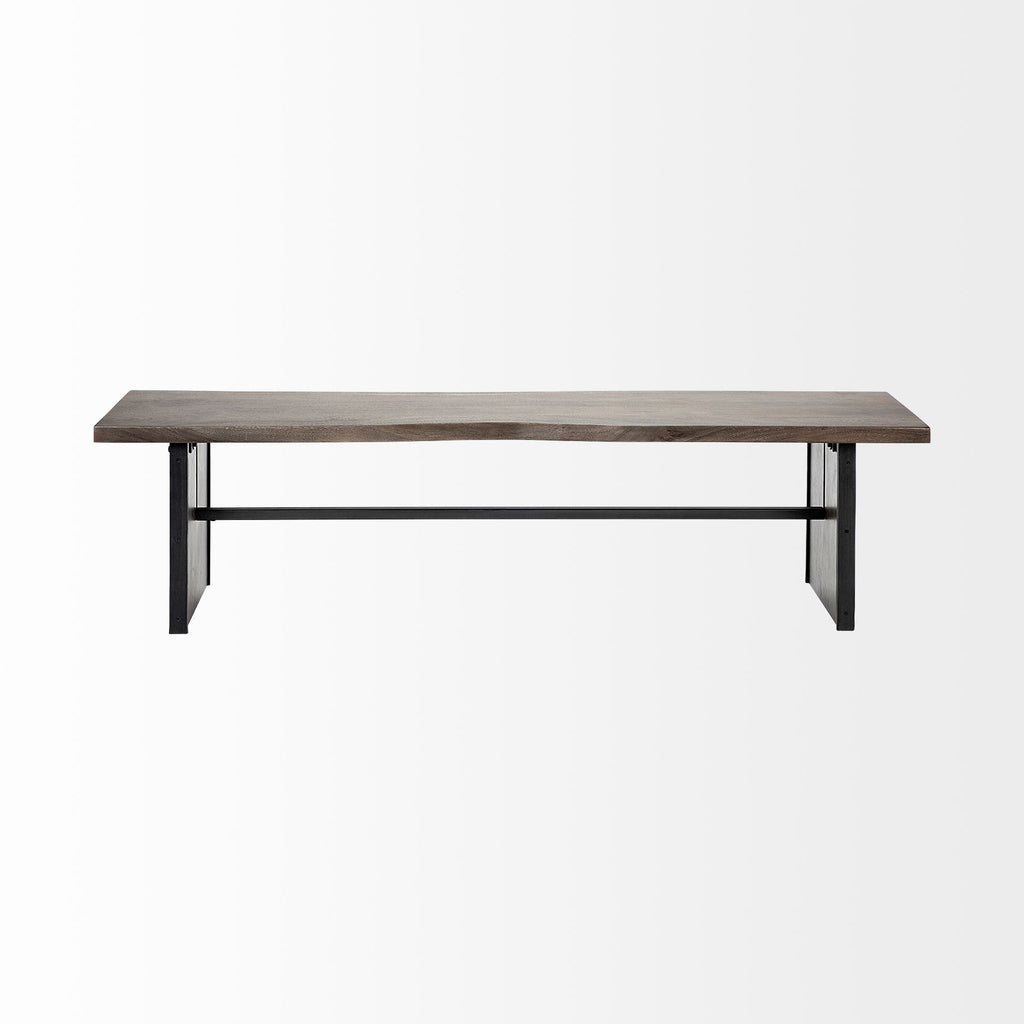 Mercana Ledger 70" x 17" x 18" Solid Wood Bench