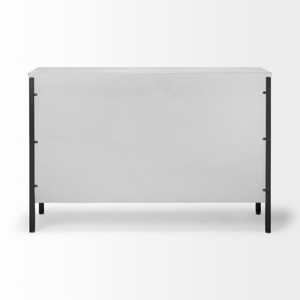 Mercana Savannah 47.2" x 15.7" x 31.5" Iron Accent Cabinet