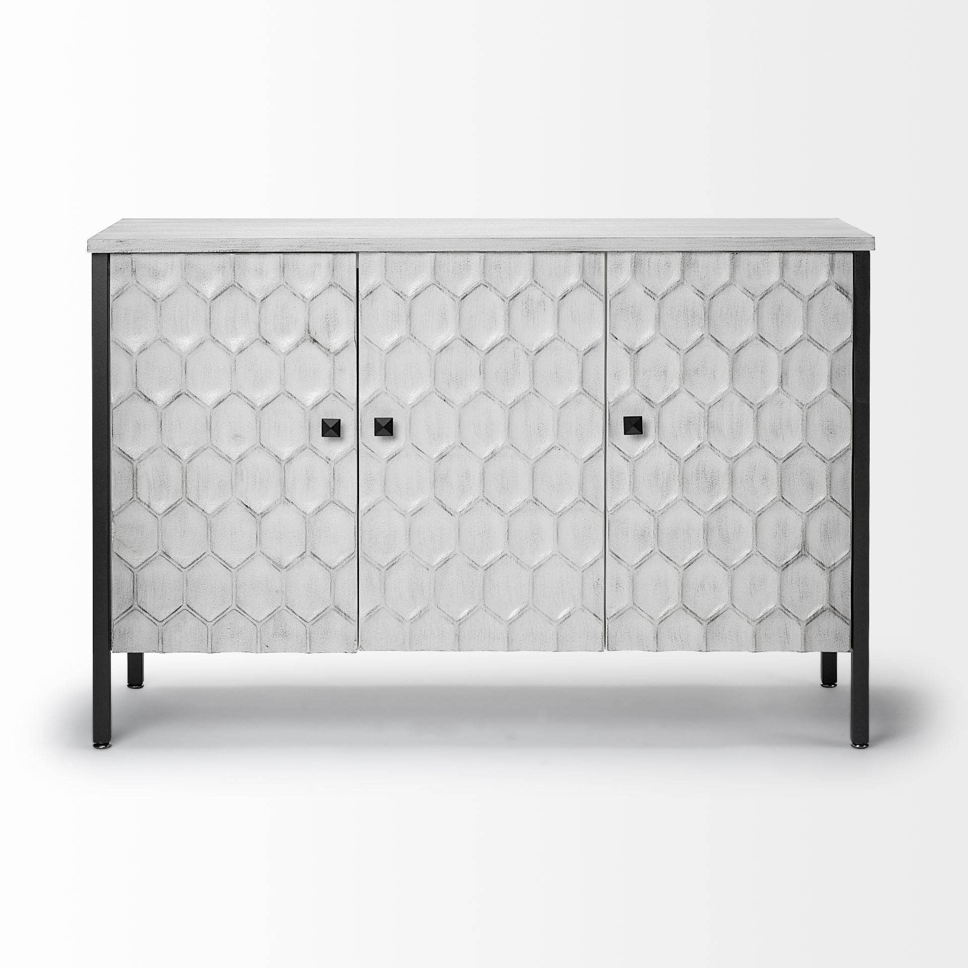 Mercana Savannah 47.2" x 15.7" x 31.5" Iron Accent Cabinet