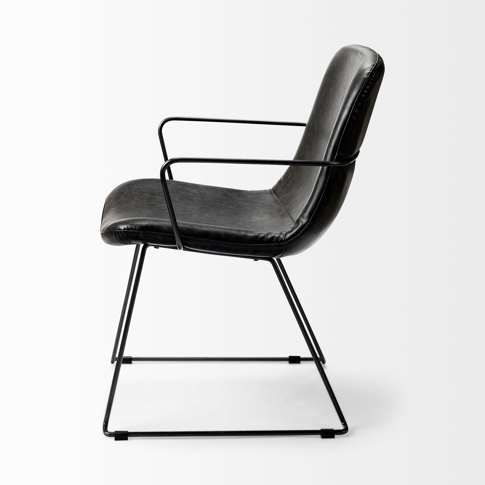 Mercana Sawyer 23.2" x 25.6" x 33.1" Metal Dining Chair
