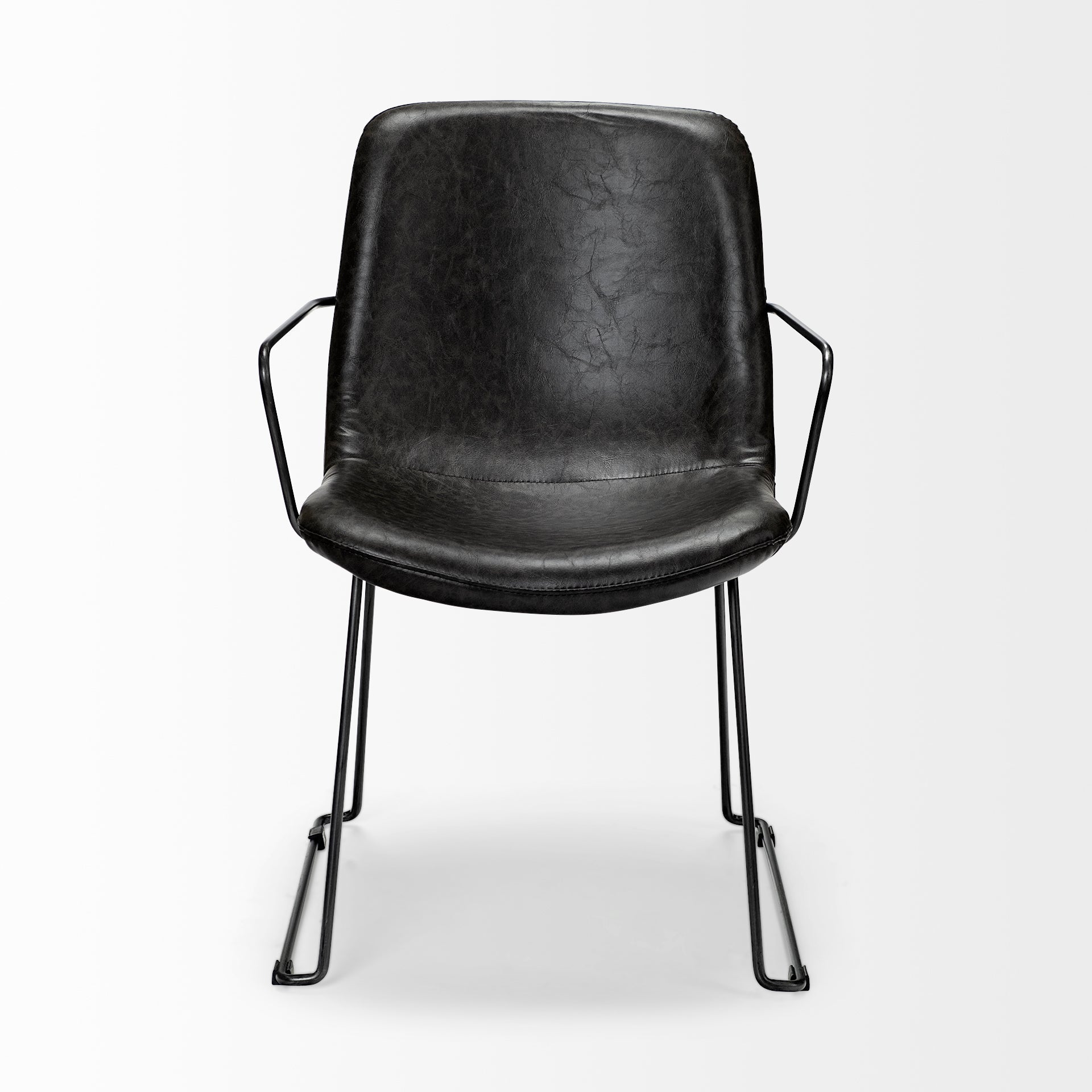 Mercana Sawyer 23.2" x 25.6" x 33.1" Metal Dining Chair