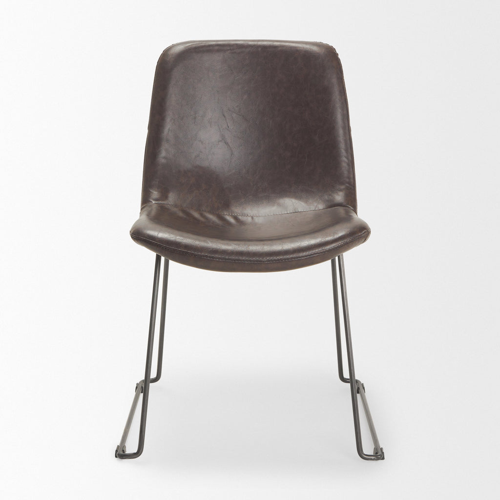 Mercana Sawyer 19" x 24.3" x 33" Metal Dining Chair (Set of 2)