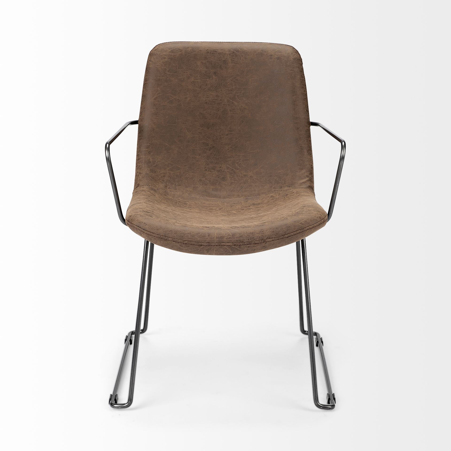 Mercana Sawyer 23" x 25.3" x 32.8" Metal Dining Chair
