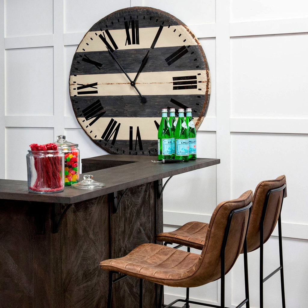 Mercana Meritt 17.3" x 23" x 37" Metal Stool