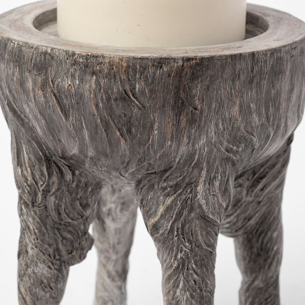 Mercana Pan 5" x 5" x 9" Ceramic Candle Holder