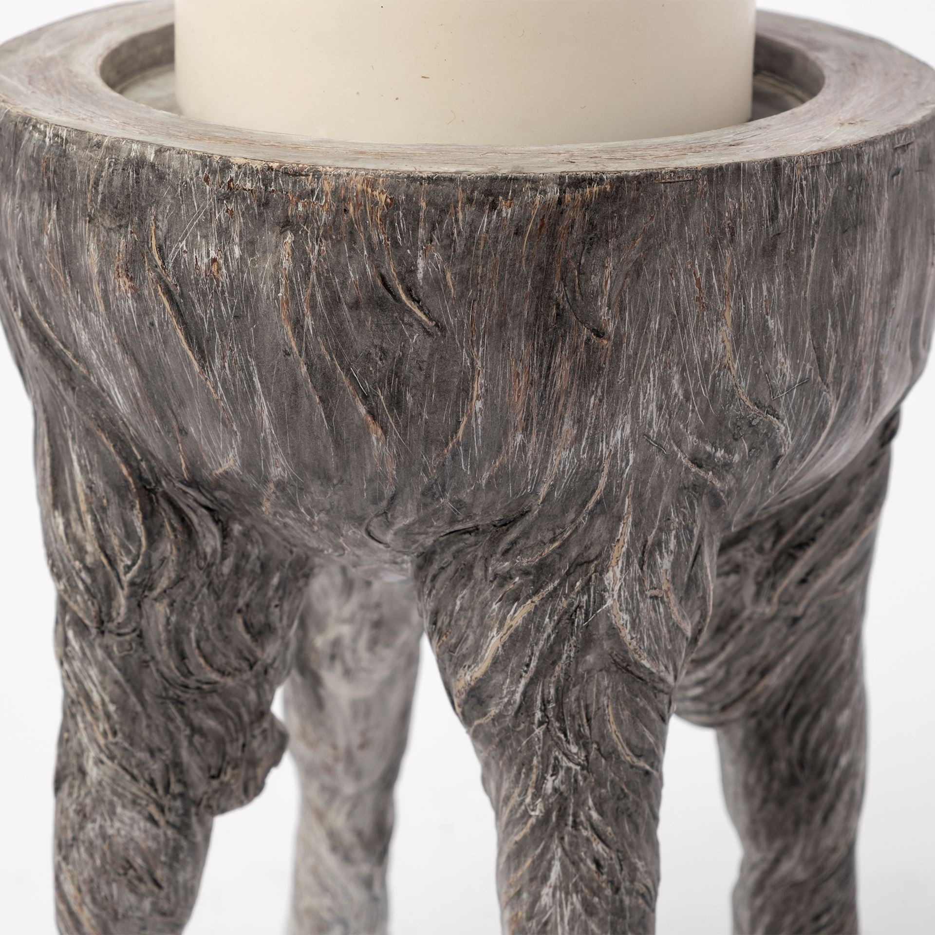 Mercana Pan 5" x 5" x 9" Ceramic Candle Holder