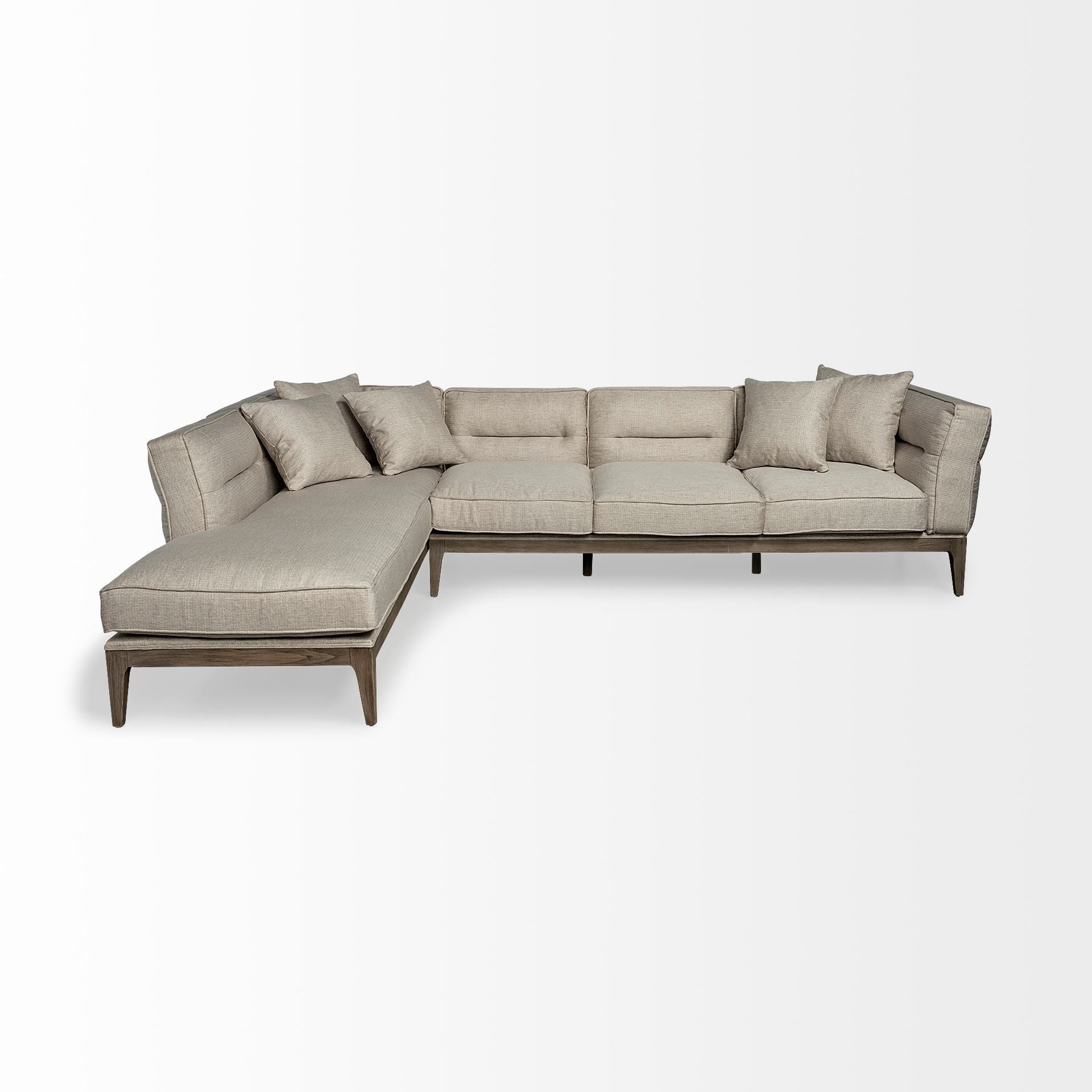 Mercana Denali 121" x 86" x 30.3" Manufactured Wood Sectional Sofa