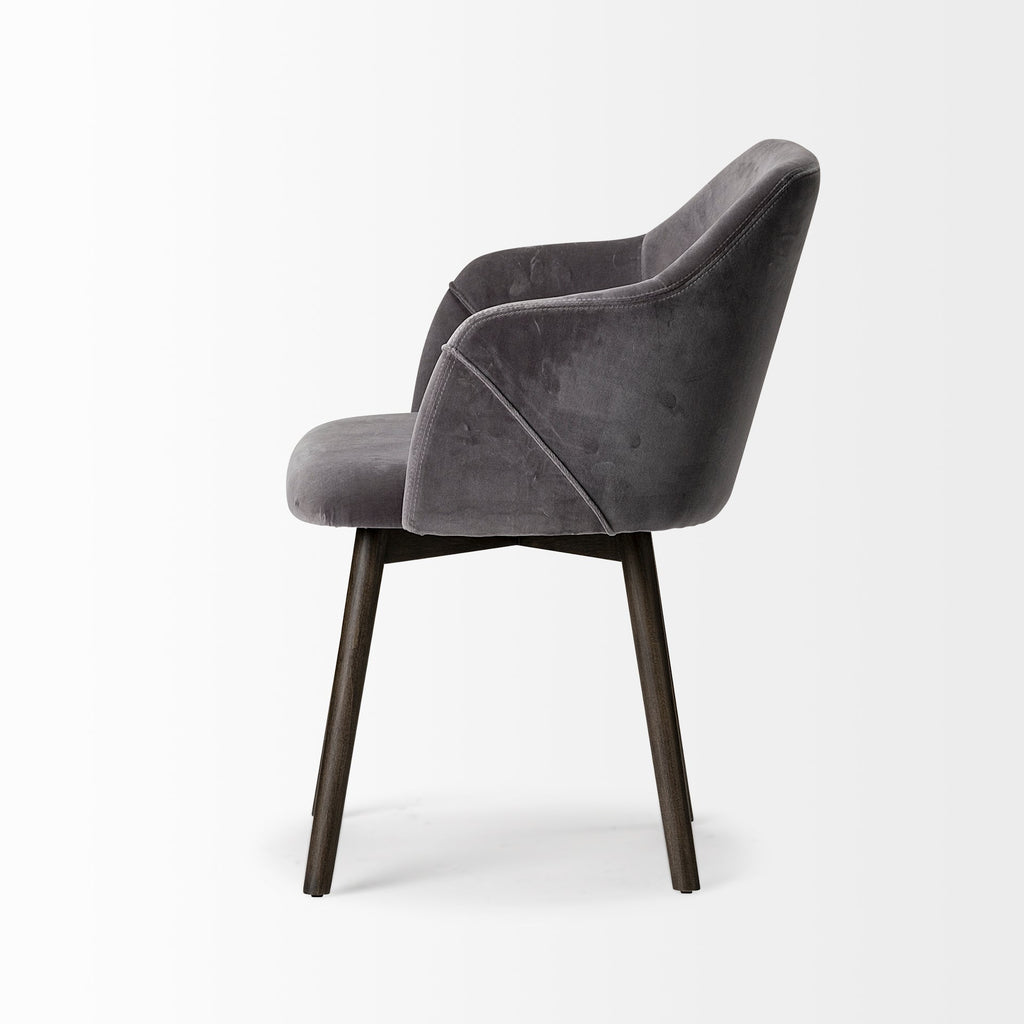 Mercana Ronald 23.3" x 21.8" x 32.3" Solid Wood Dining Chair