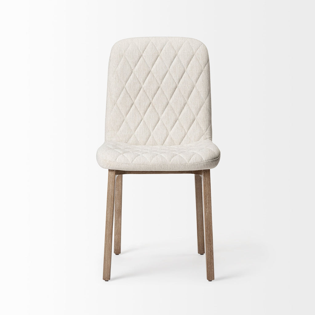 Mercana David 19" x 30" x 35.3" Fabric Dining Chair (Set of 2)