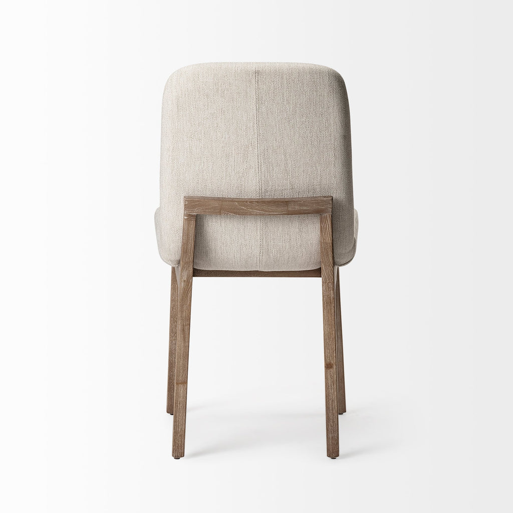 Mercana David 19" x 30" x 35.3" Fabric Dining Chair (Set of 2)