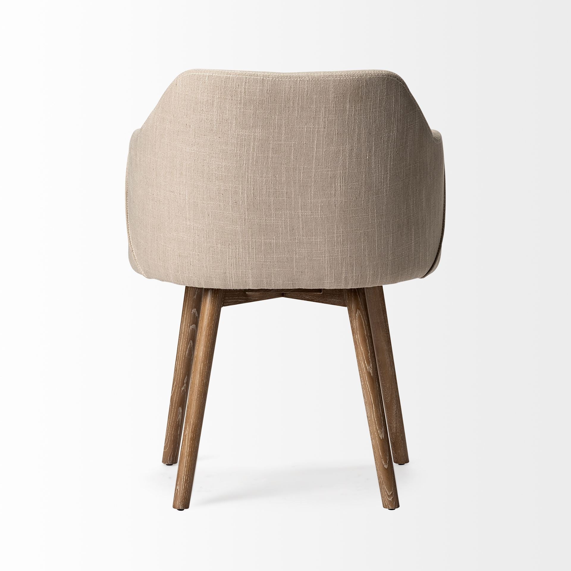 Mercana Ronald 23.3" x 21.8" x 32.3" Solid Wood Dining Chair