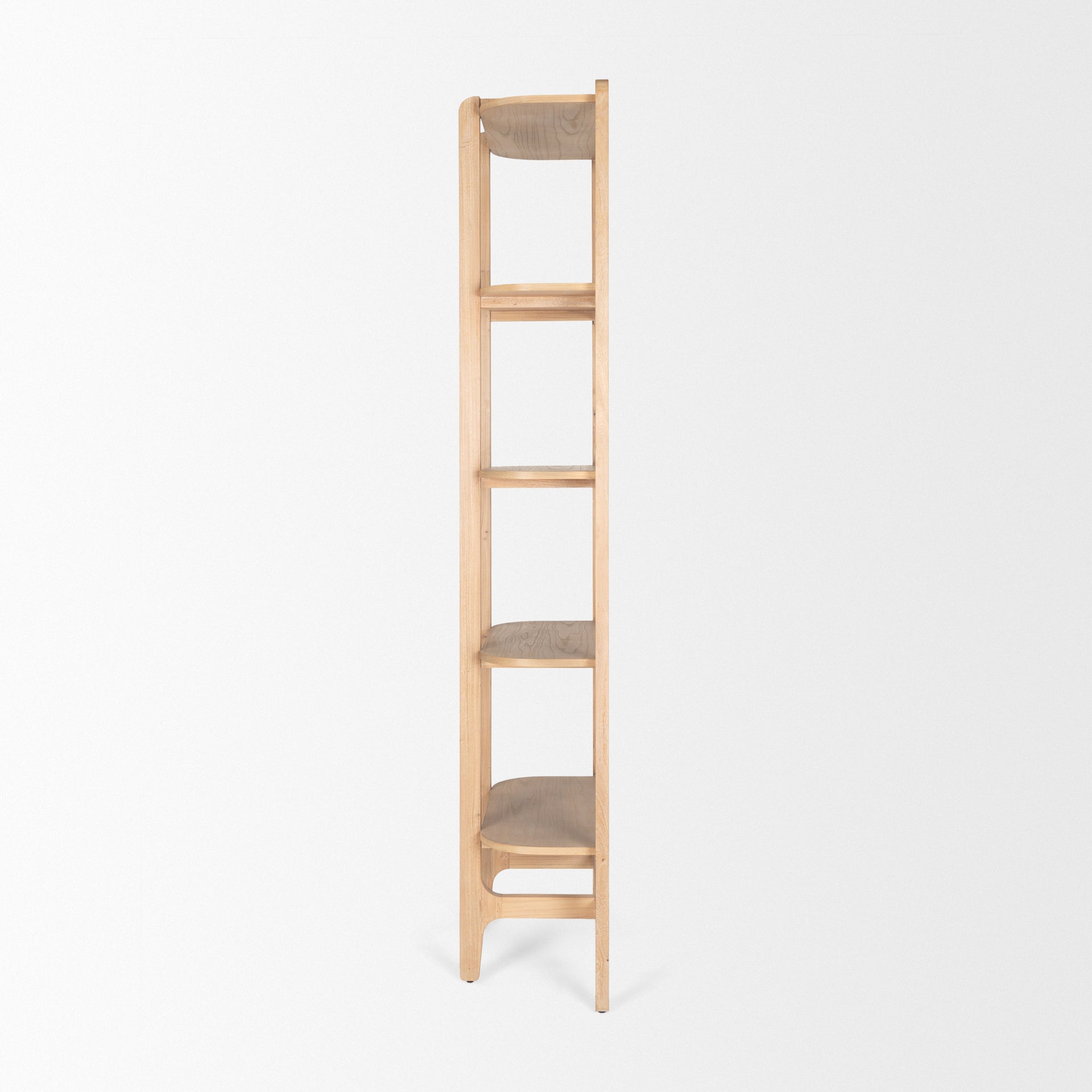 Mercana Taylin 33" x 14" x 83" Solid Wood Wall Shelf