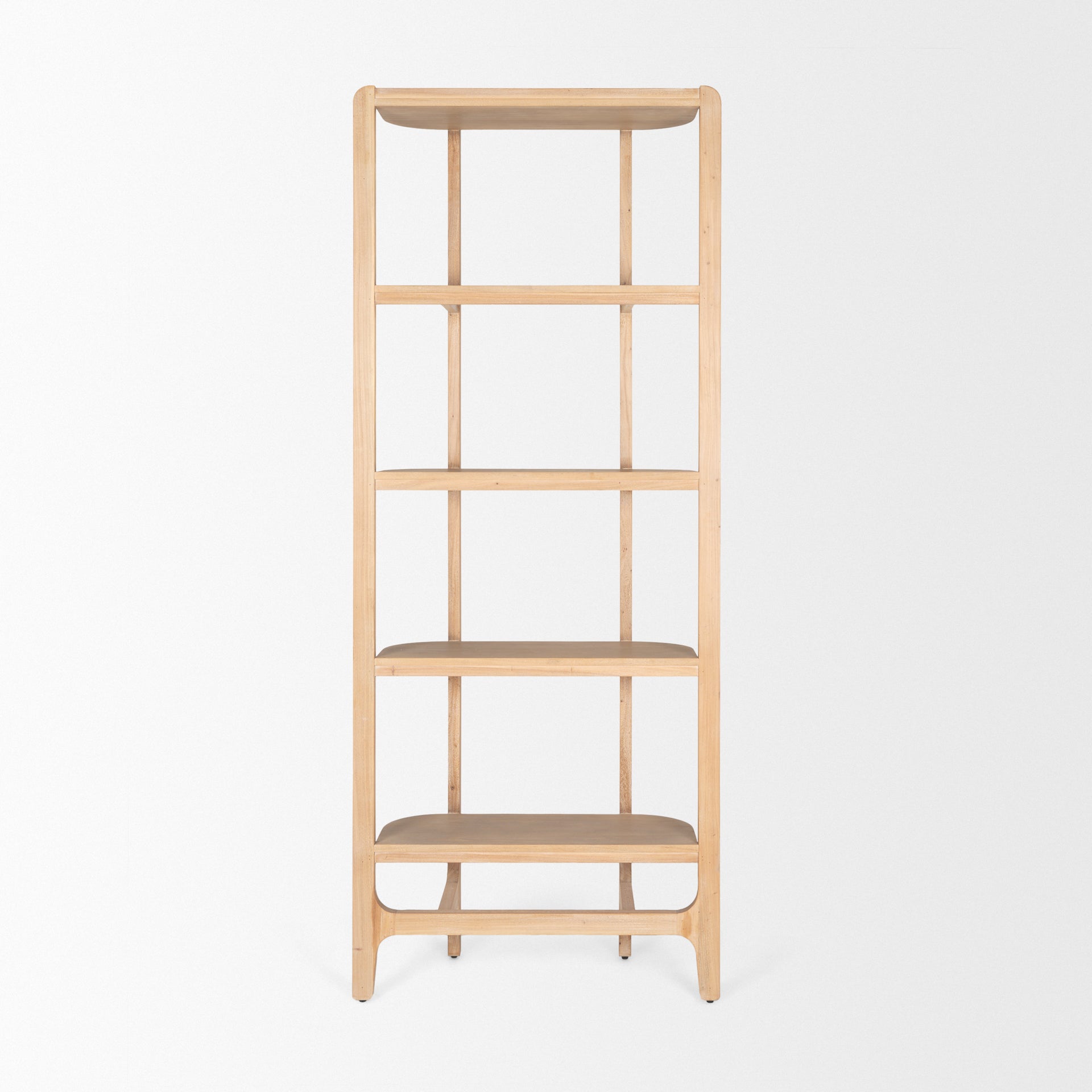 Mercana Taylin 33" x 14" x 83" Solid Wood Wall Shelf