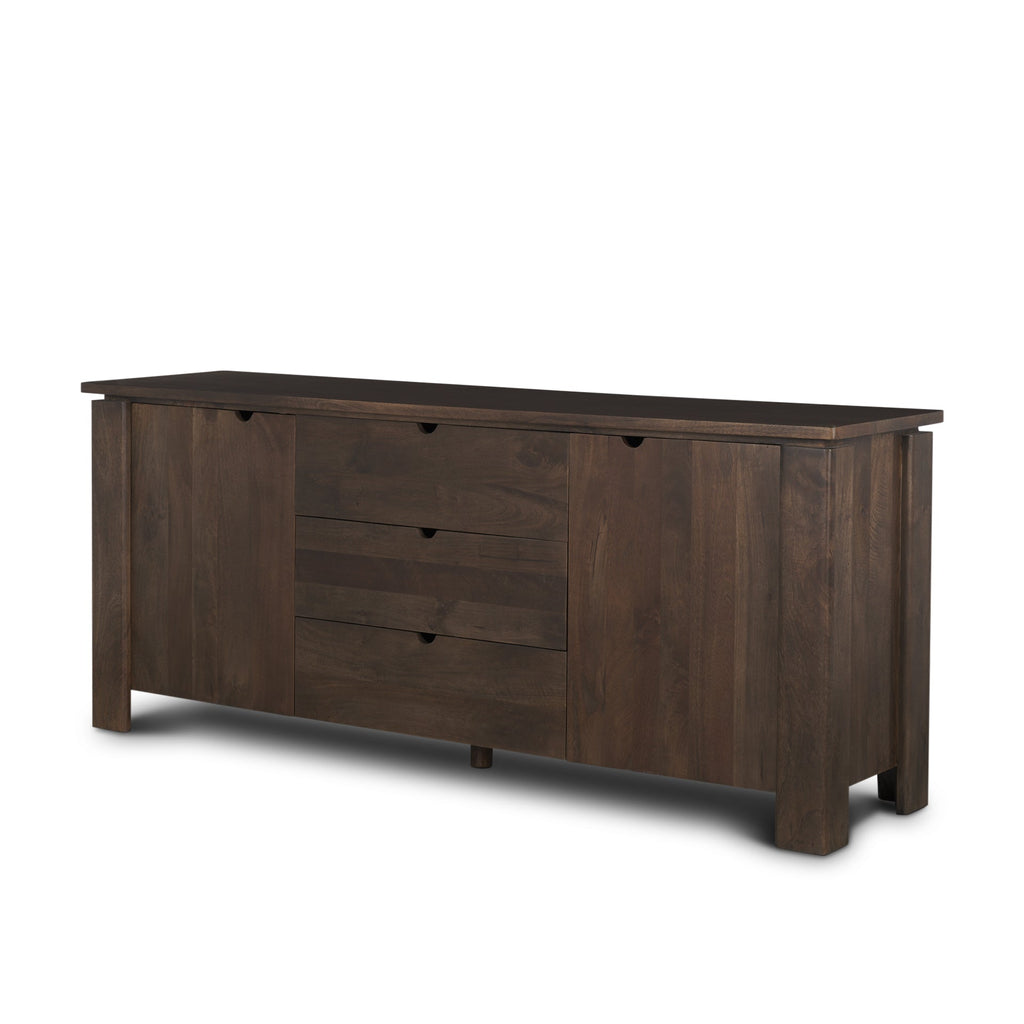 Mercana Wallen 79" x 21" x 33" Solid Wood Sideboard