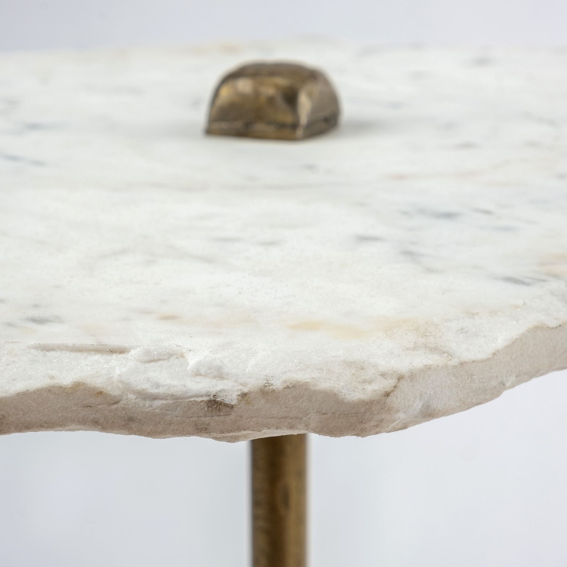 Mercana Pinera 19" x 19" x 23" Metal Side Table