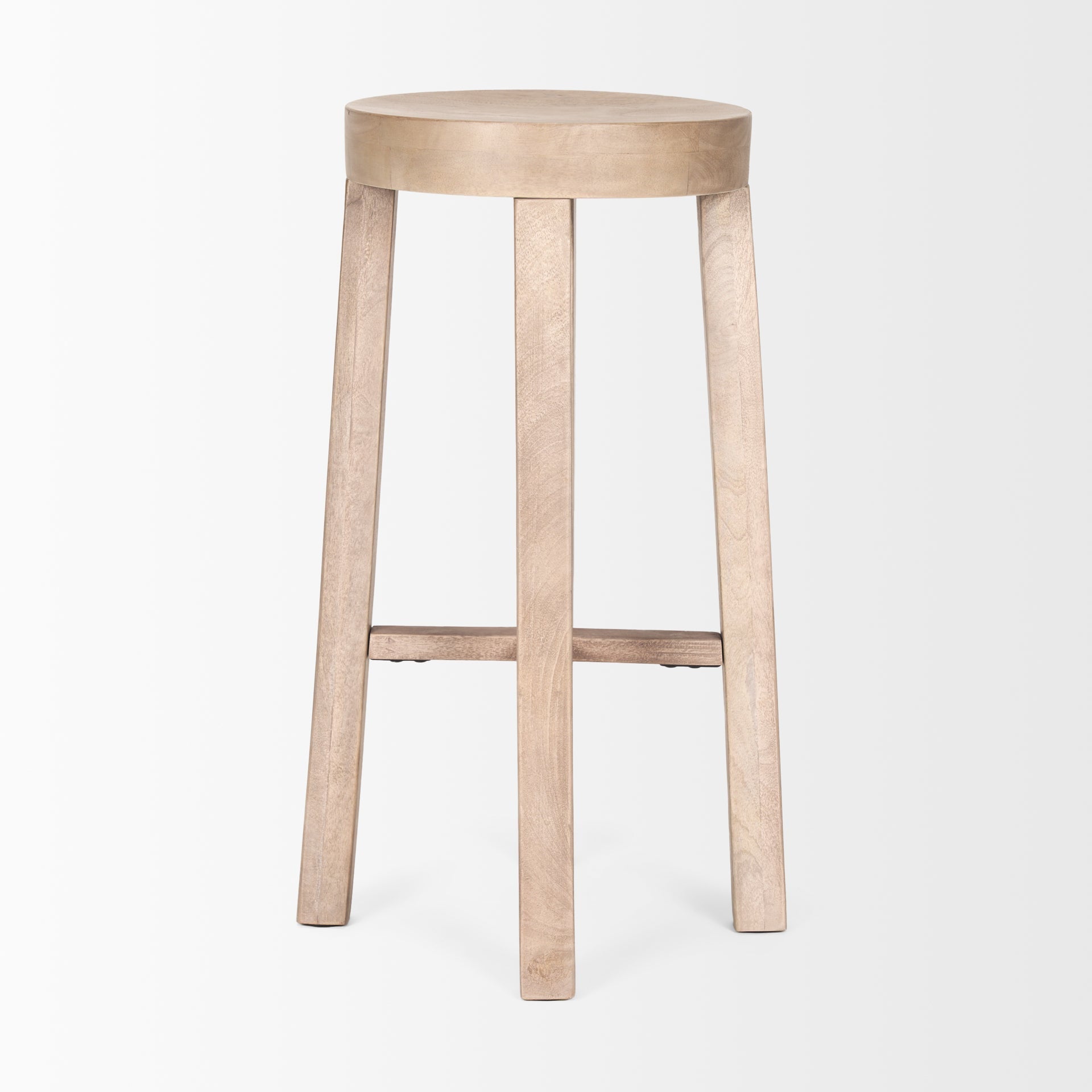 Mercana Brahma 18" x 18" x 30" Solid Wood Stool