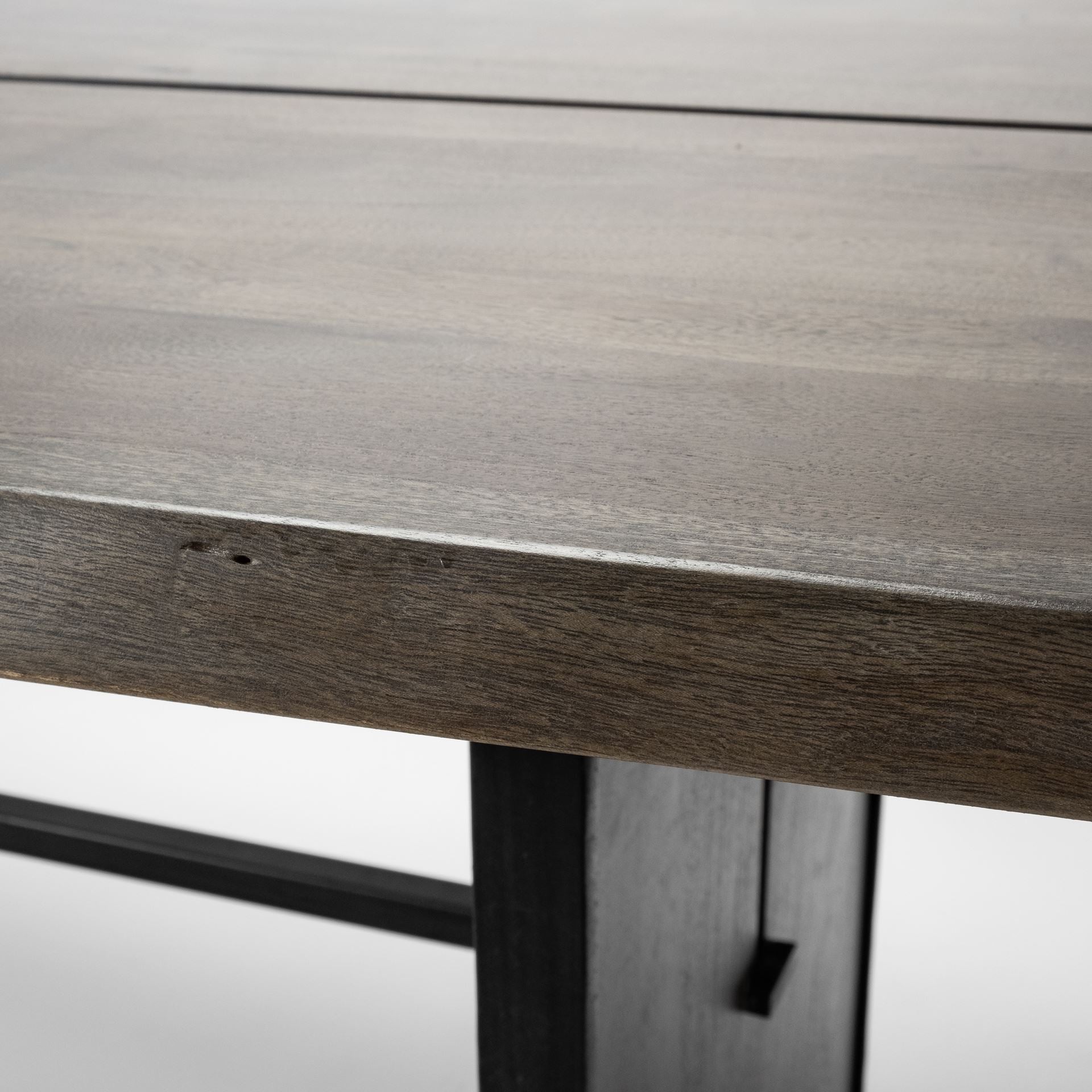 Mercana Ledger 84" x 38" x 30" Solid Wood Dining Table