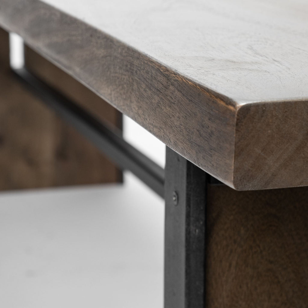 Mercana Ledger 70" x 17" x 18" Solid Wood Bench