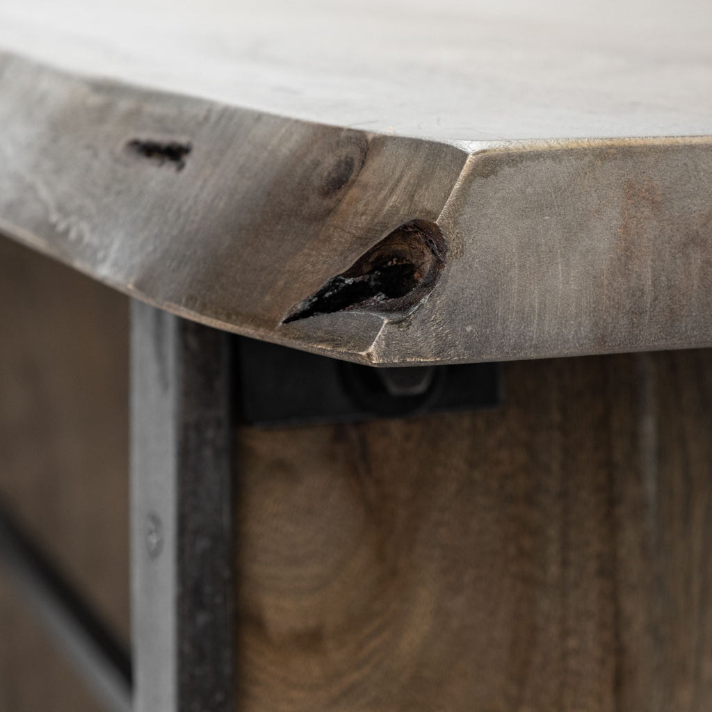 Mercana Ledger 70" x 17" x 30" Solid Wood Console Table