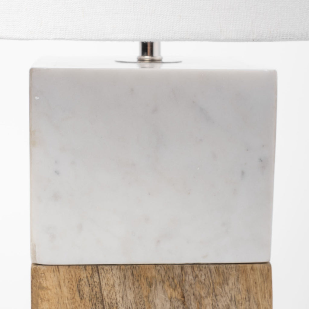 Mercana Woodrow 13" x 13" x 22.3" Table Lamp
