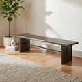 Mercana Ledger 70" x 17" x 18" Solid Wood Bench