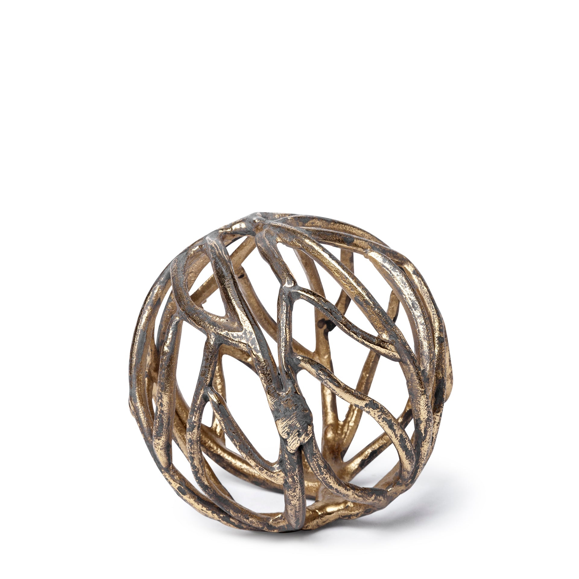 Mercana Sphaira 4.8" x 4.8" x 4.8" Metal Decorative Object