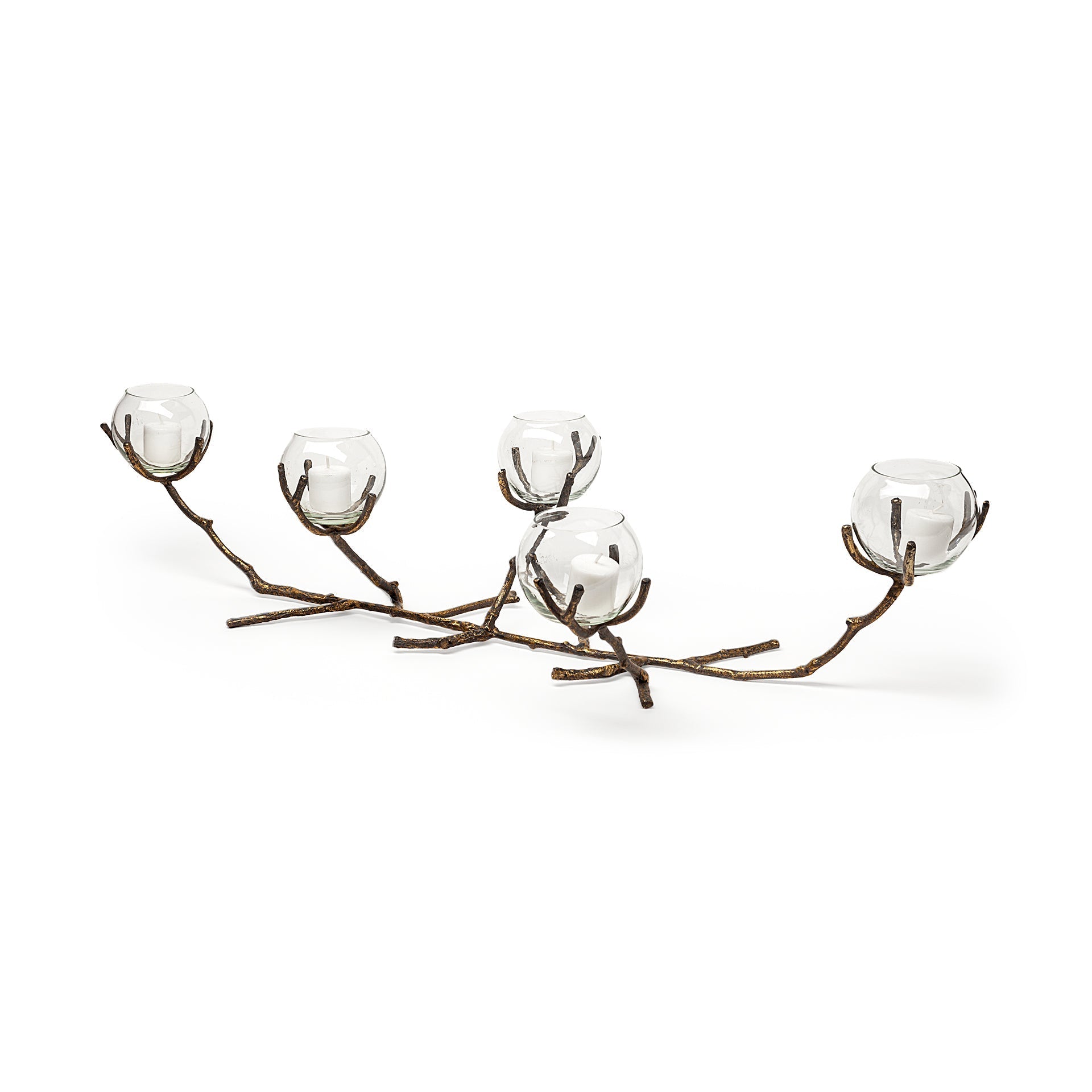 Mercana Vine 30" x 12" x 9" Metal Candle Holder