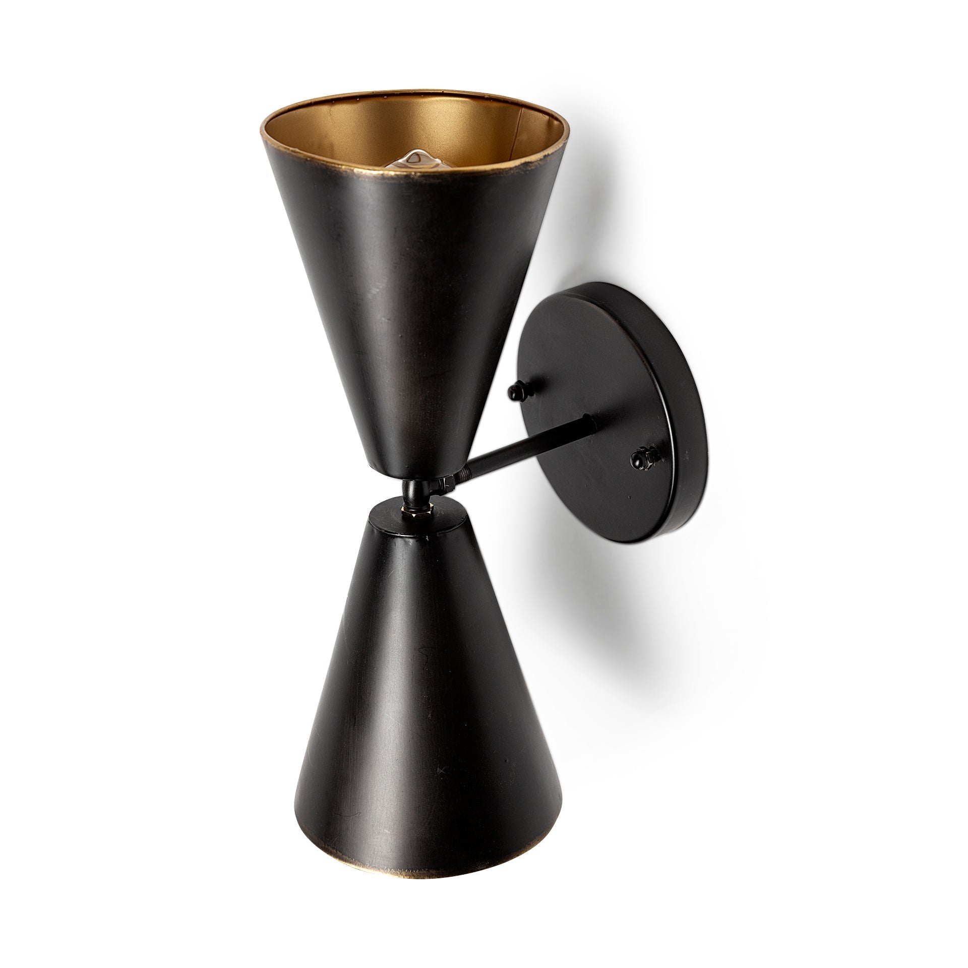 Mercana Eris 7.3" x 5.1" x 12.6" Metal Wall Sconce