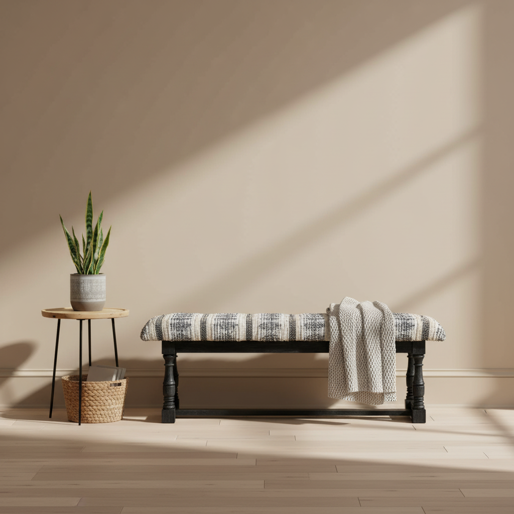 Mercana Denison 56" x 14.5" x 19" Upholstered Bench