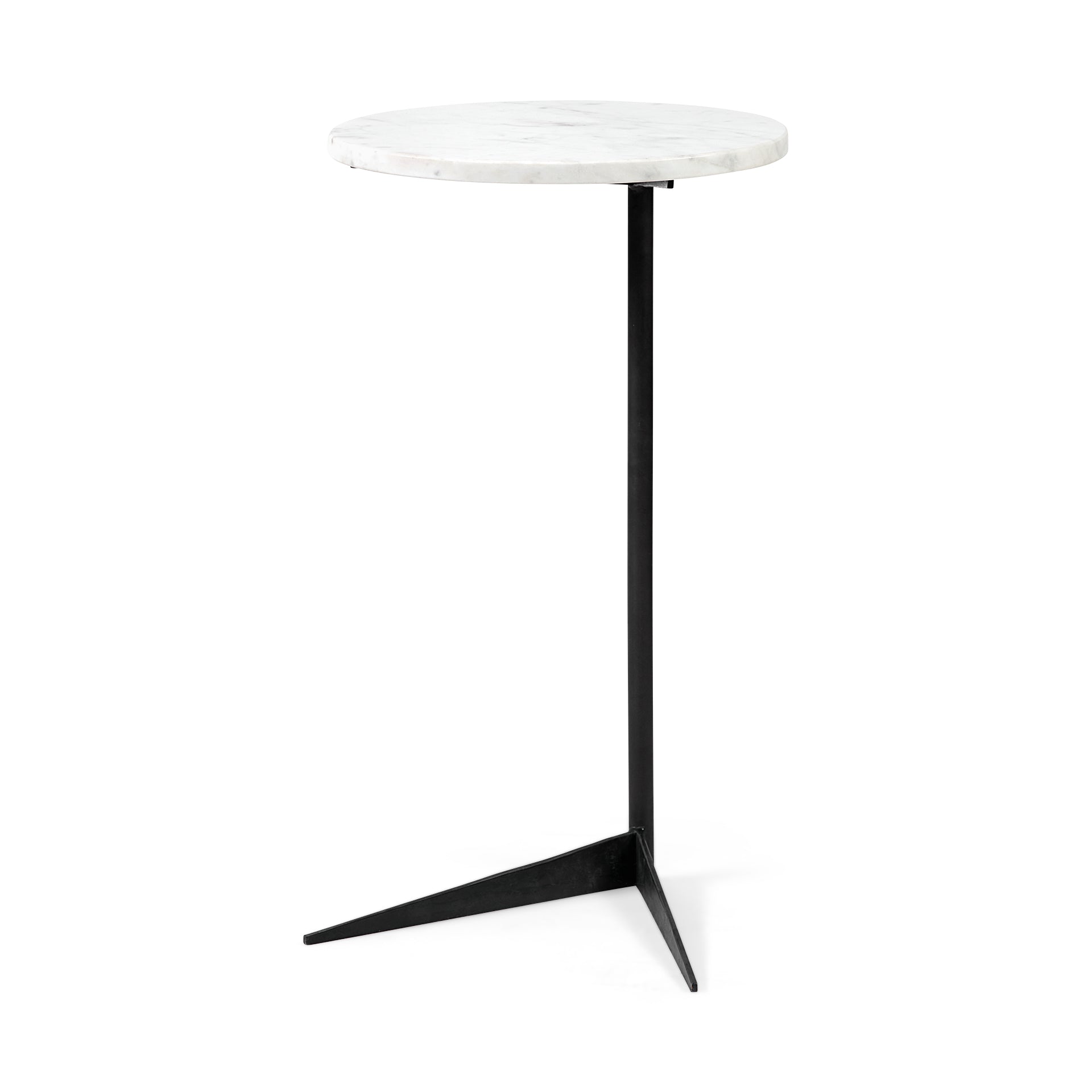 Mercana Ballatine 15" x 15" x 27" Metal Side Table