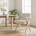 Mercana Topanga 23" x 23.3" x 31.9" Solid Wood Dining Chair