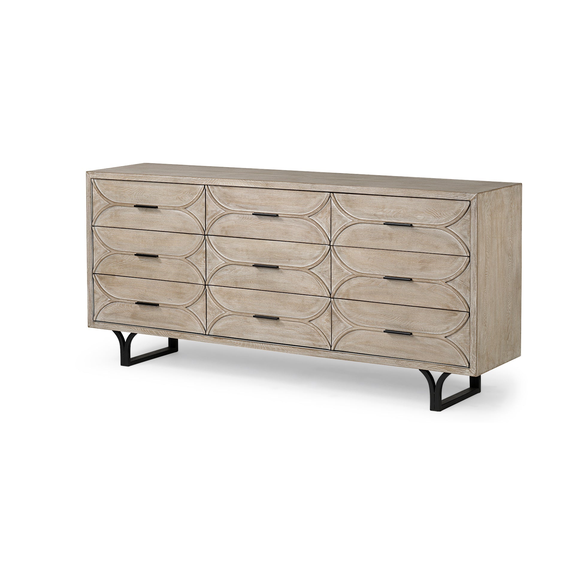 Mercana Giselle 70.1" x 15.9" x 31.9" Solid + Manufactured Wood Sideboard
