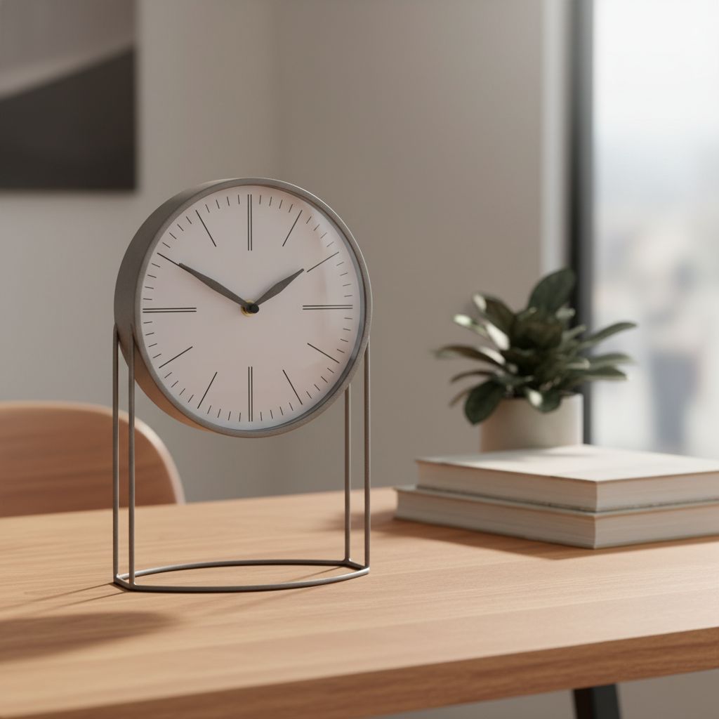 Mercana Aurus 7.9" x 4.7" x 12.4" Table Clock