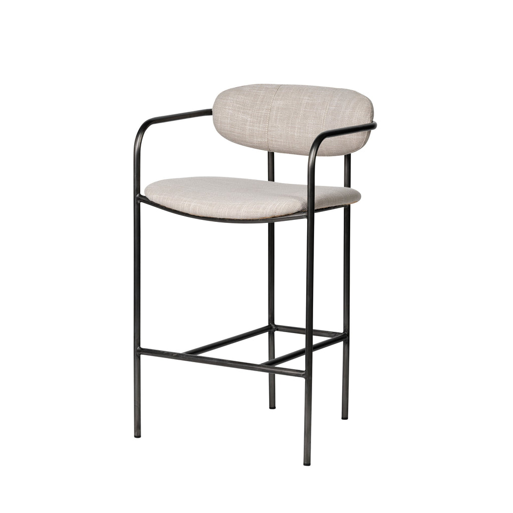 Mercana Parker 19.7" x 20.9" x 36" Metal Stool