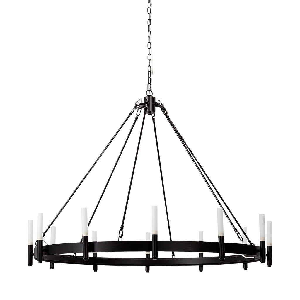 Mercana Decamp 47.2" x 47.2" x 36.2" Glass Chandelier