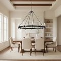 Mercana Decamp 47.2" x 47.2" x 36.2" Glass Chandelier