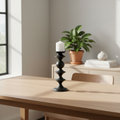 Mercana Candelero 5.5" x 5.5" x 13.2" Metal Candle Holder