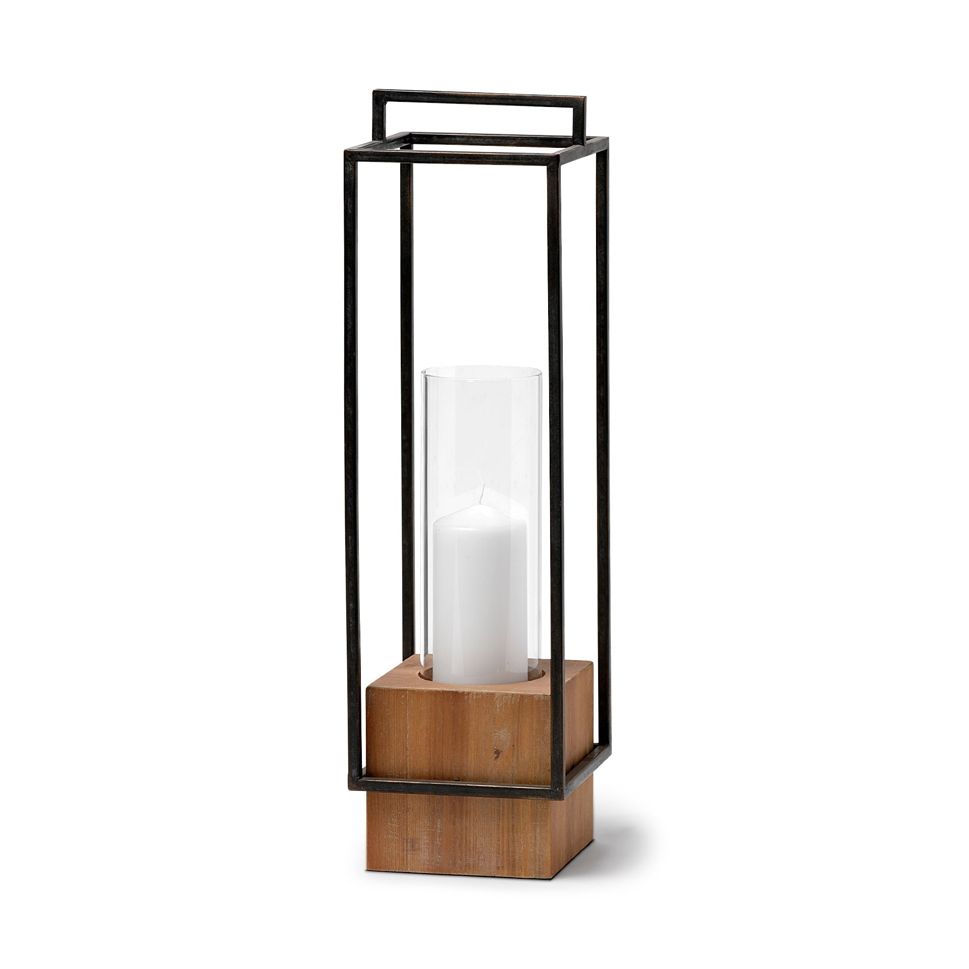 Mercana Orionis 6.7" x 6.7" x 23.8" Metal Lantern