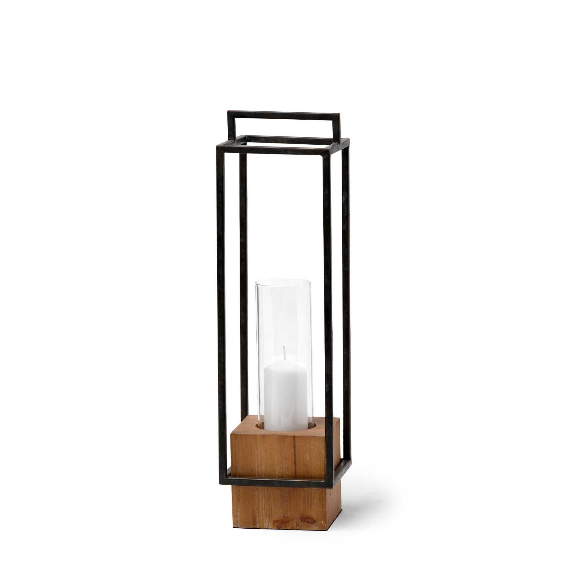 Mercana Orionis 5.7" x 5.7" x 21.1" Metal Lantern