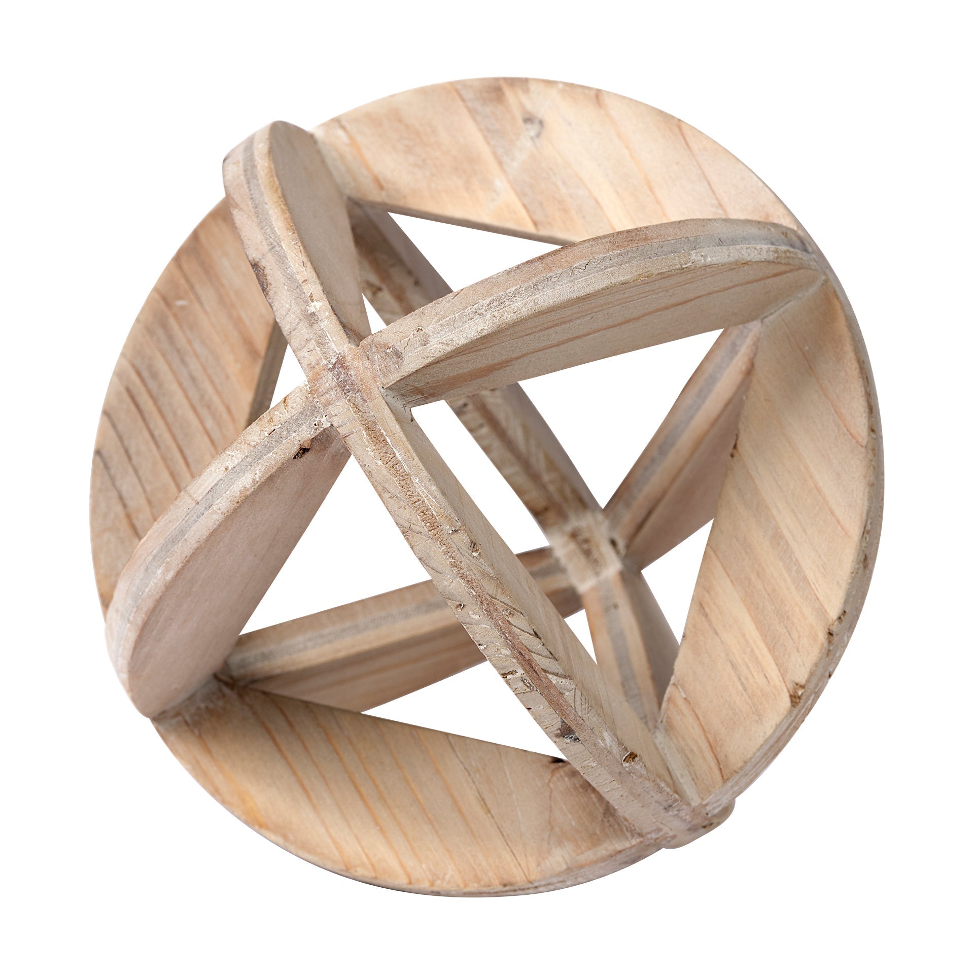 Mercana Bellatrix 7" x 7" x 7" Solid Wood Decorative Object