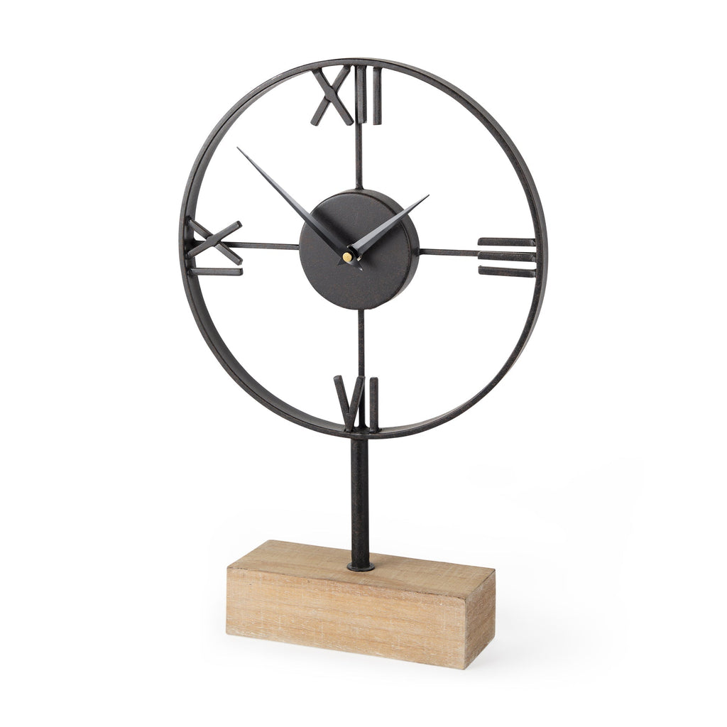 Mercana Oris 11.4" x 3.1" x 17.7" Table Clock
