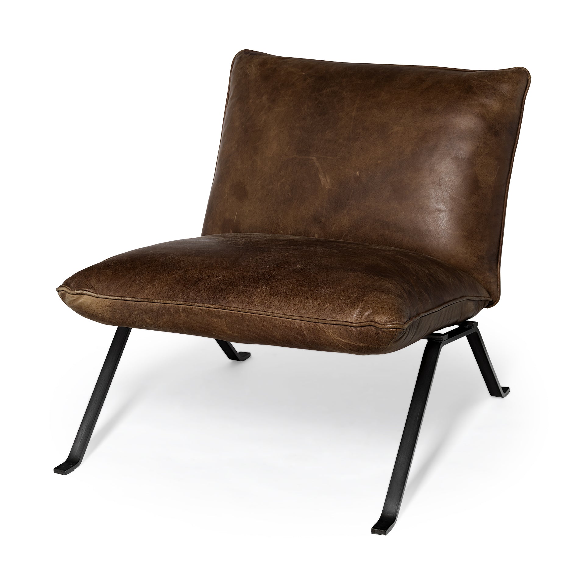 Mercana Flavelle 28.4" x 33.1" x 27.5" Iron Side Chair