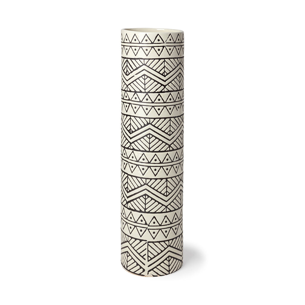 Mercana Uhura 4.7" x 4.7" x 16.5" Ceramic Vase