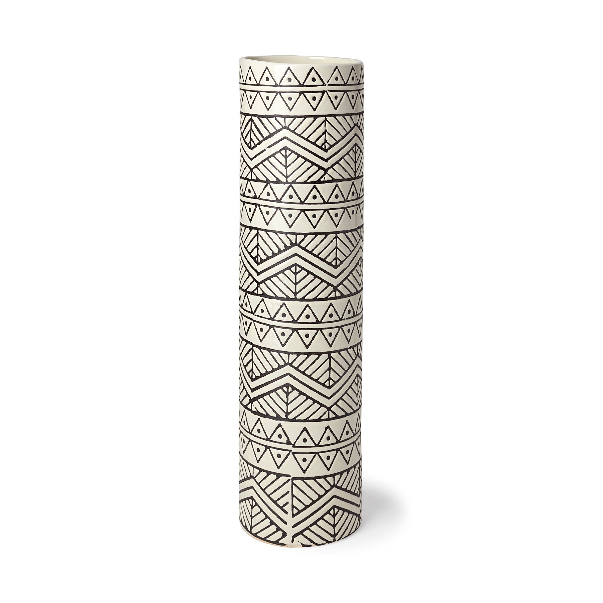 Mercana Uhura 4.7" x 4.7" x 16.5" Ceramic Vase