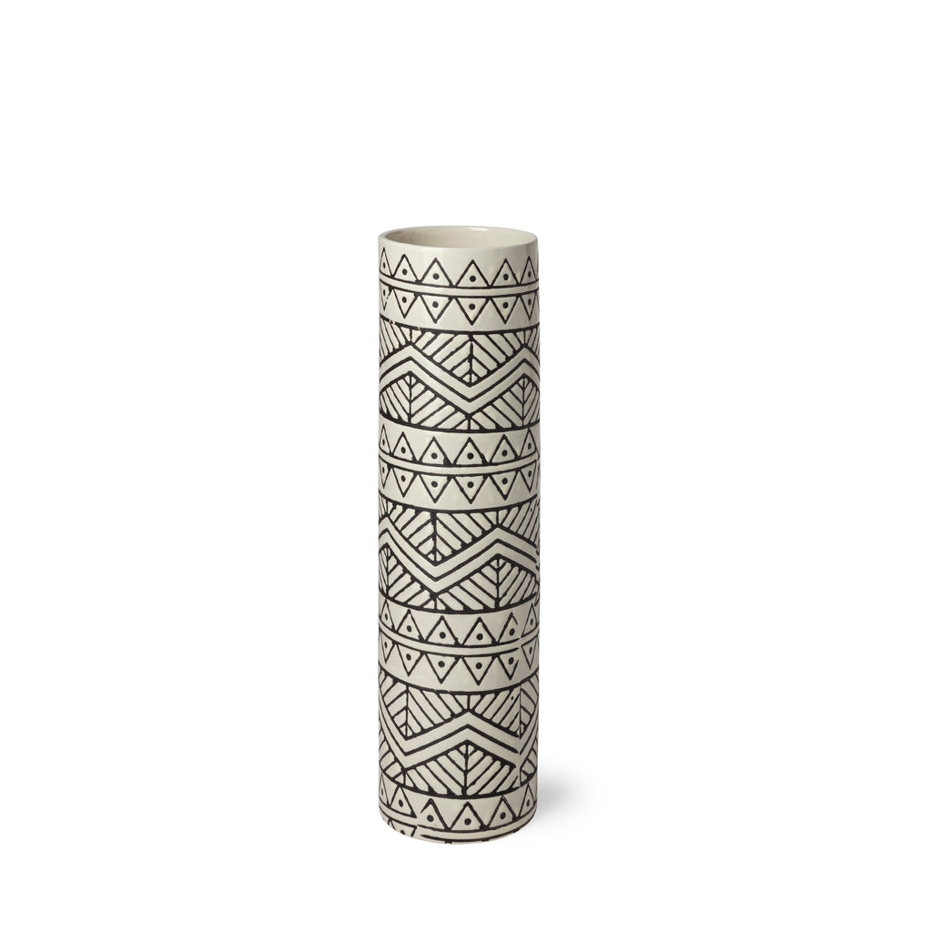 Mercana Uhura 4.1" x 4.1" x 13.8" Ceramic Vase
