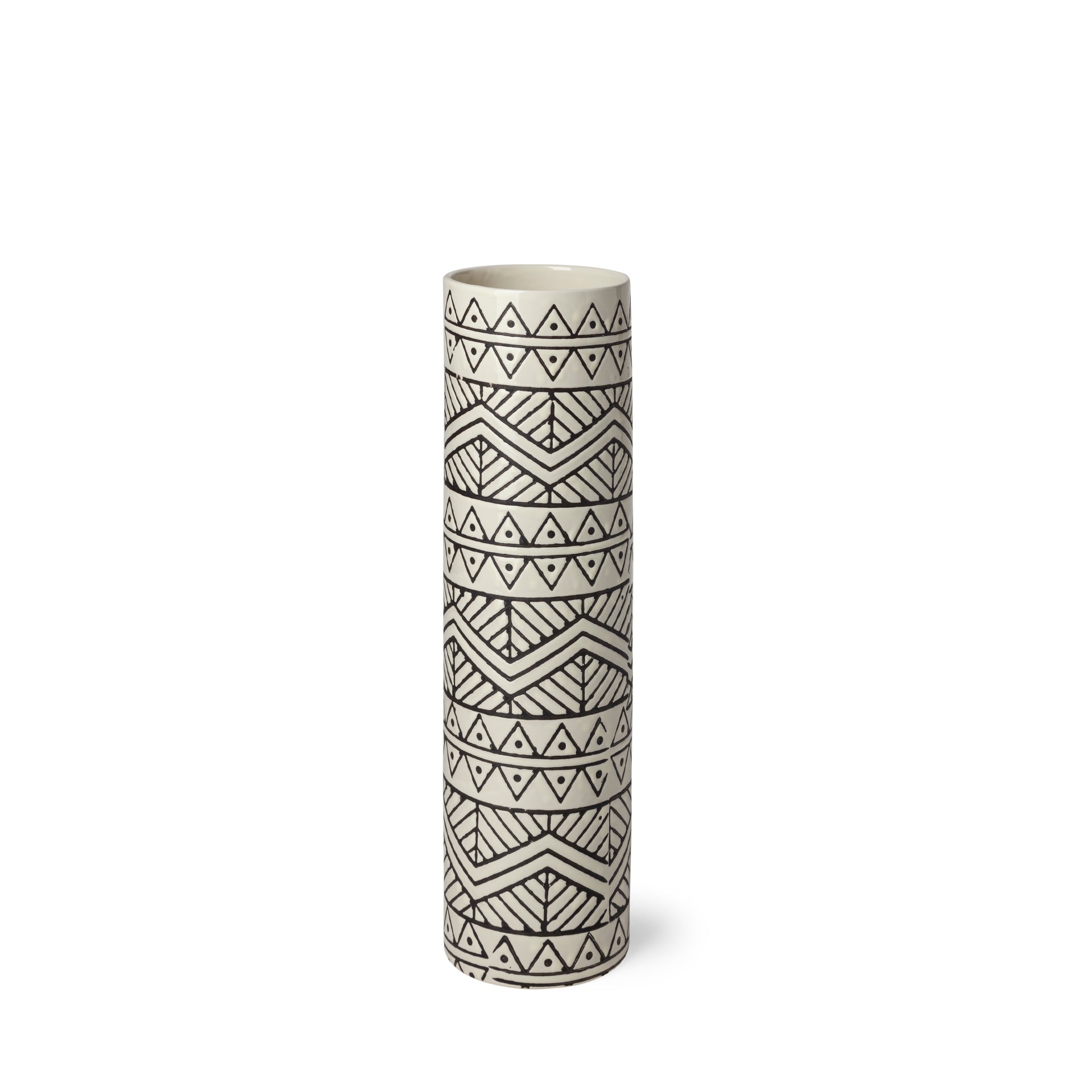 Mercana Uhura 4.1" x 4.1" x 13.8" Ceramic Vase